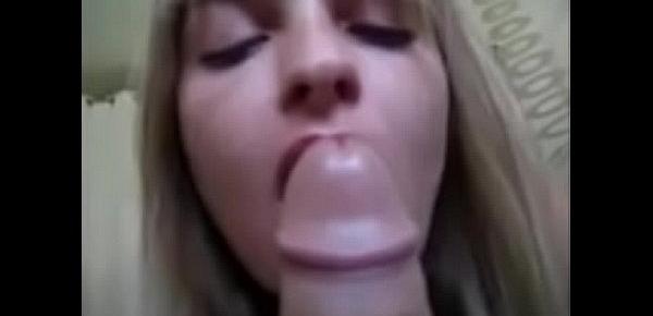  Nice blond teen gives blowjob and gets fucked on Sluttygirlscams.com - Part1